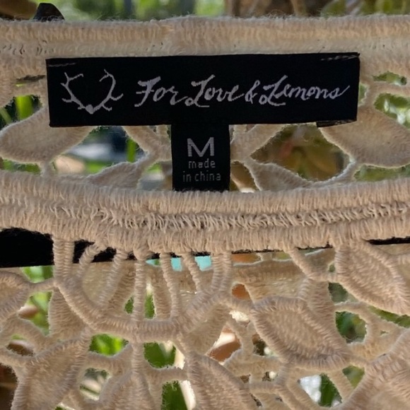 Host Pick For Love and Lemons Barcelona Swim Cover Up Size Small EUC - Picture 11 of 11